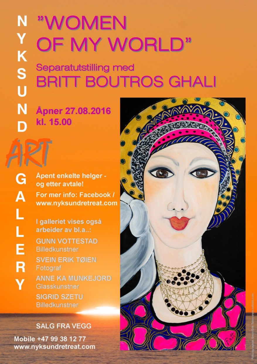 Britt Botrous Ghali separatutstilling poster A3 e1-1